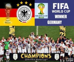 пазл Германия, чемпион мира. Чемпионата мира по футболу 2014 Бразилия